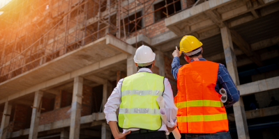 Construction Workers at a worksite