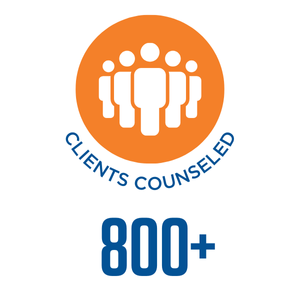 500+ Clients Counseled