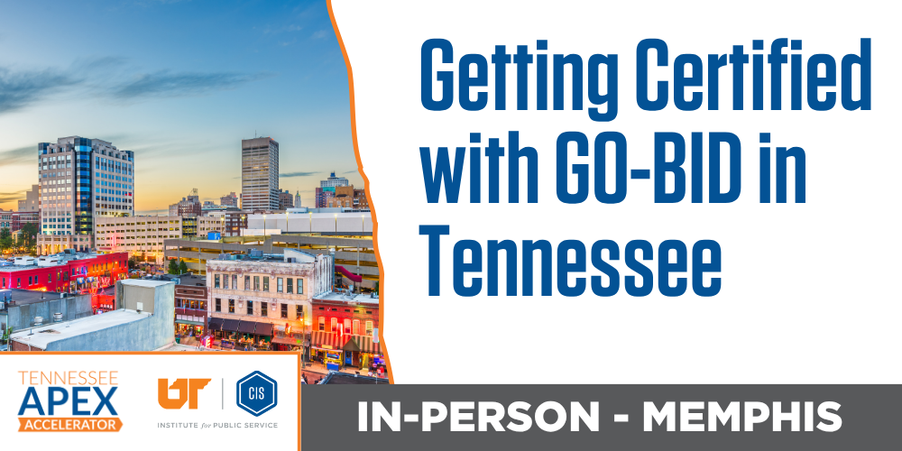 Getting Certified with GO-BID in Tennessee In-Person