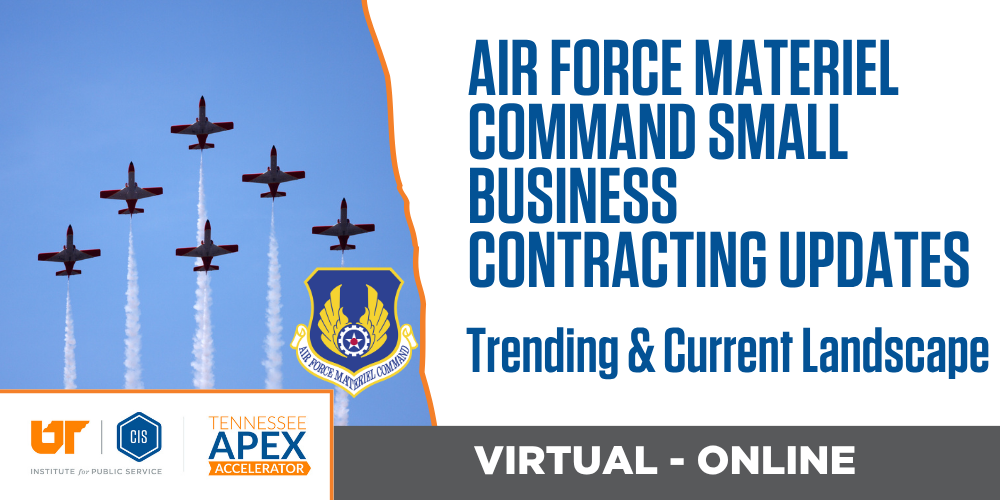 Air Force Planes in Flight with Materiel Command Logo
