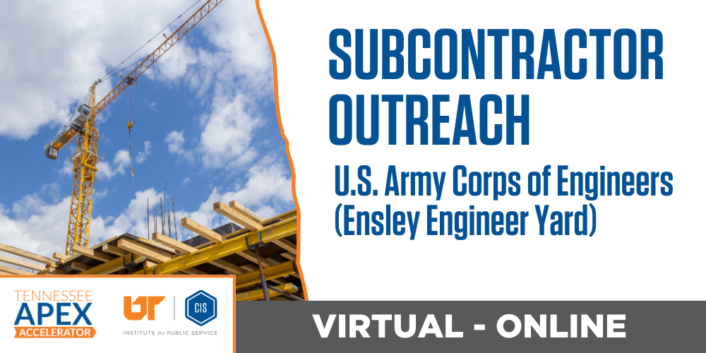 Construction Subcontractor Outreach Ensley Engineer Yard
