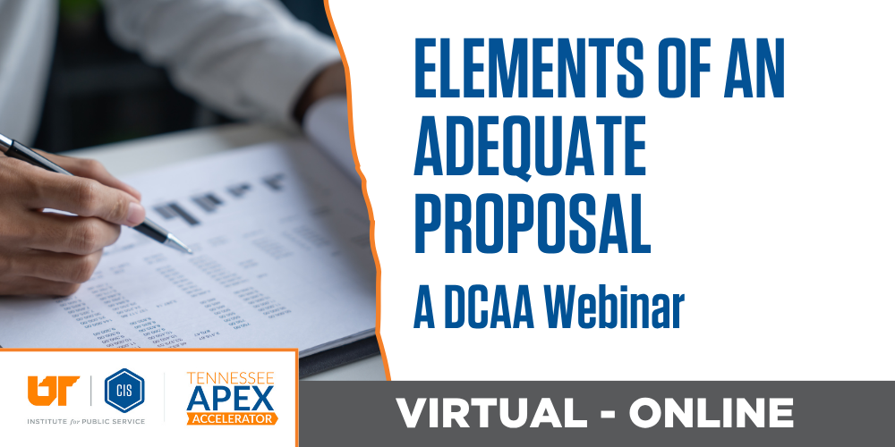 Elements of an Adequate Proposal