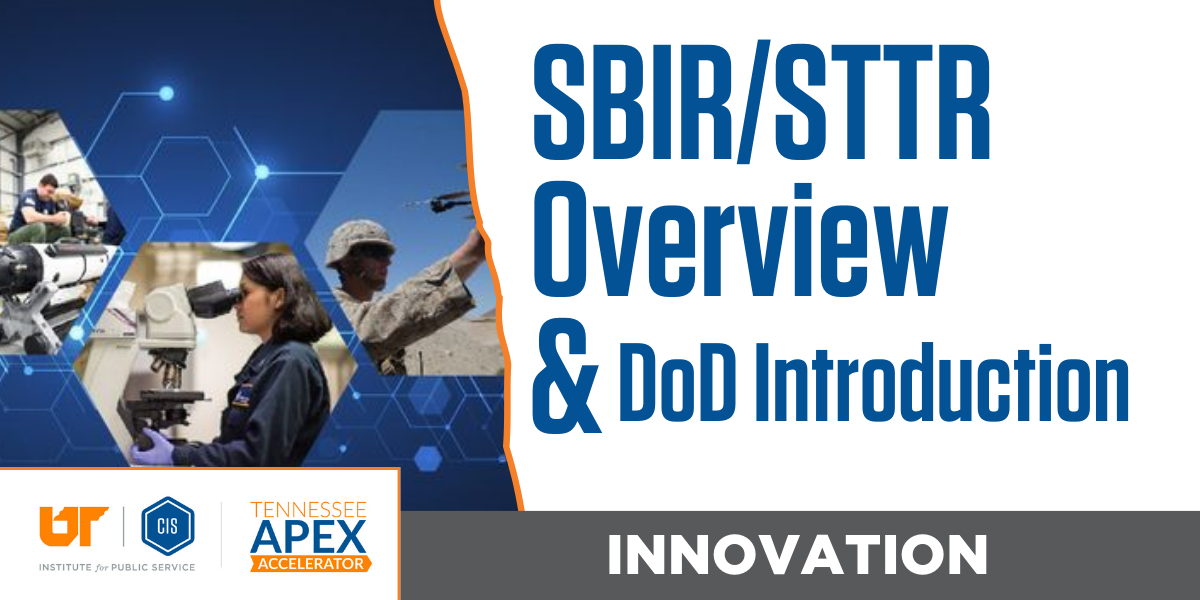 SBIR/STTR Overview & DoD Introduction