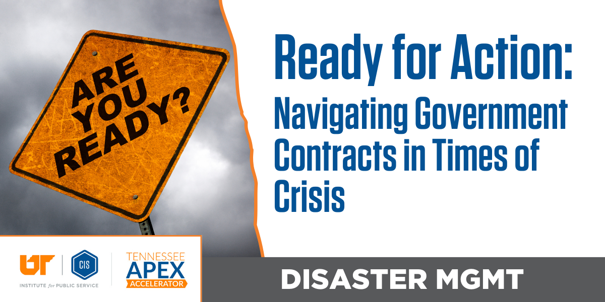 Ready For Action: Navigating Government Contracts in Times of Crisis