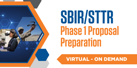 SBIR/STTR Phase 1 Proposal 