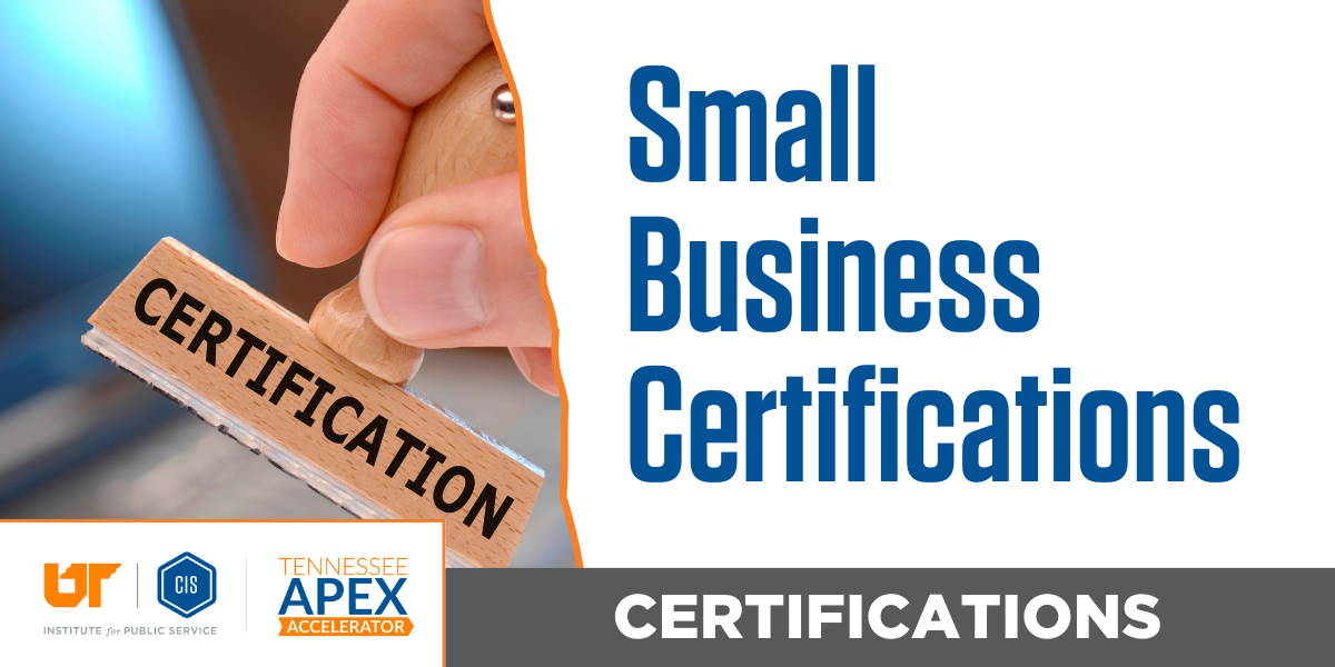 Small Business Certifications